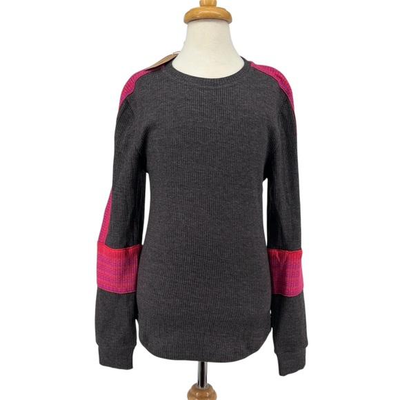 NWT Natural Life London Trim Top in Charcoal Size Small - Picture 4 of 8